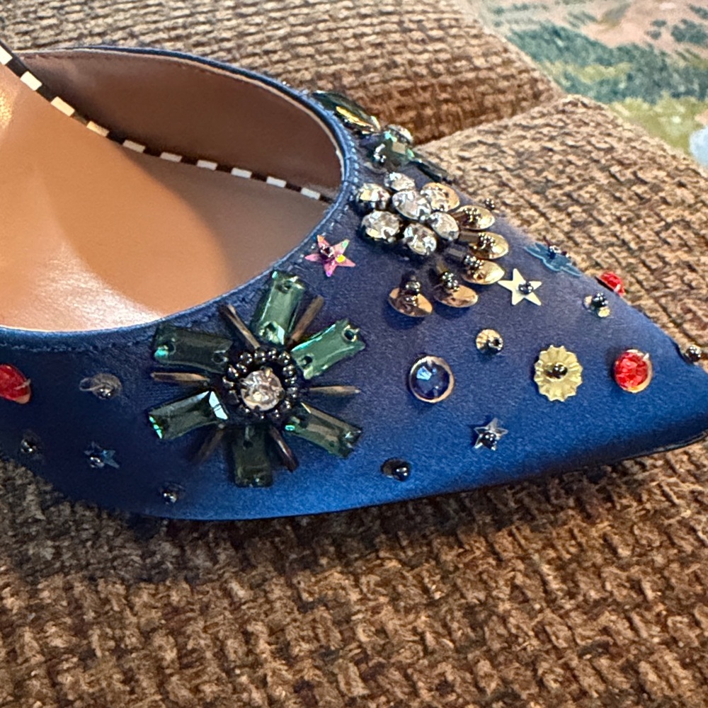 #Betsey Johnson jeweled Heels - Picture 4 of 9
